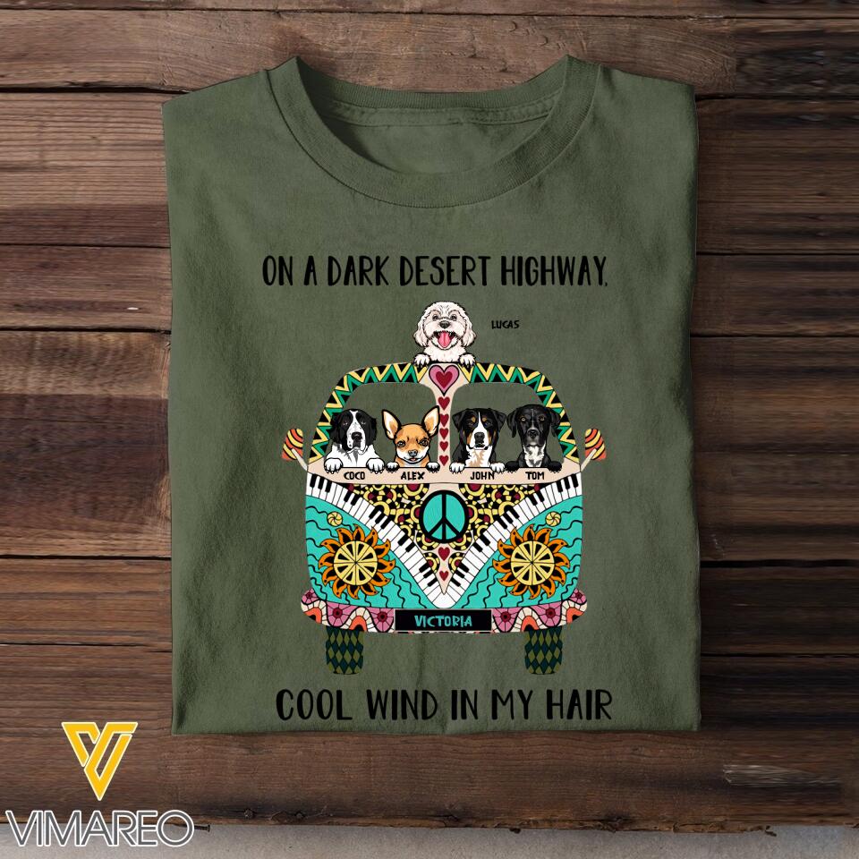 Personalized Dog Lover Tshirt Printed 22JUL-HC02