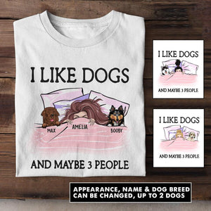 Personalized Dog Lover Tshirt Printed NQHC0106