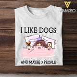 Personalized Dog Lover Tshirt Printed NQHC0106