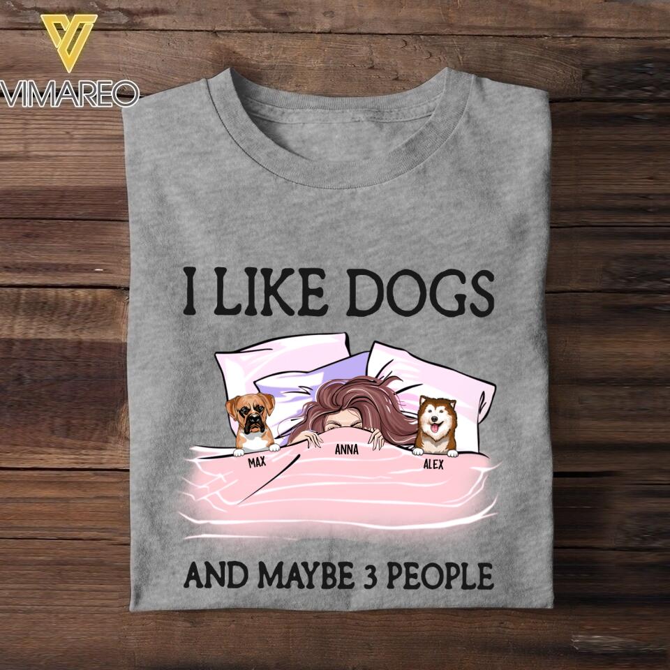 Personalized Dog Lover Tshirt Printed NQHC0106