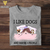 Personalized Dog Lover Tshirt Printed NQHC0106