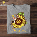 Personalized  Dog Mom Tshirt Printed 22JUL-HY03