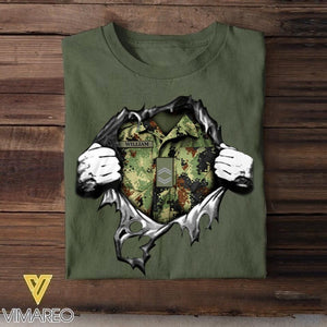 Personalized Serbia Soldier Tshirt Printed 22JUL-DT03