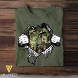 Personalized Serbia Soldier Tshirt Printed 22JUL-DT03