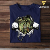 Personalized Serbia Soldier Tshirt Printed 22JUL-DT03
