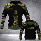 Personalized German Veteran Camo Tshirt or Hoodie 3D Printed QTDT0406