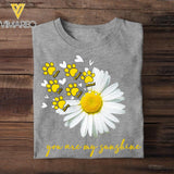 Personalized Dog Are My Sunshine Tshirt Printed NQHC2605