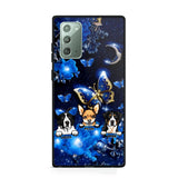 Personalized Dog Butterfly Background Phonecase NQHC0206