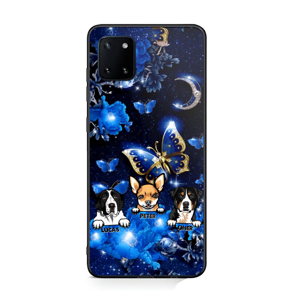 Personalized Dog Butterfly Background Phonecase NQHC0206