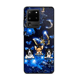 Personalized Dog Butterfly Background Phonecase NQHC0206