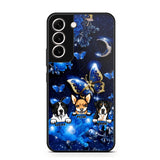 Personalized Dog Butterfly Background Phonecase NQHC0206