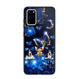 Personalized Dog Butterfly Background Phonecase NQHC0206