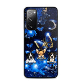 Personalized Dog Butterfly Background Phonecase NQHC0206