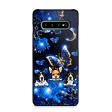 Personalized Dog Butterfly Background Phonecase NQHC0206