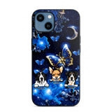Personalized Dog Butterfly Background Phonecase NQHC0206