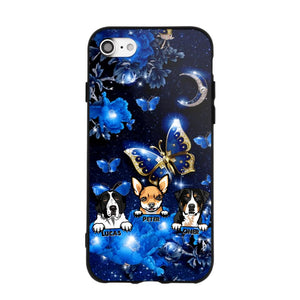 Personalized Dog Butterfly Background Phonecase NQHC0206