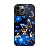 Personalized Dog Butterfly Background Phonecase NQHC0206