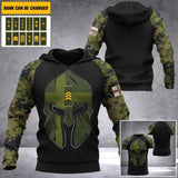 Personalized Finnish Army Camo Tshirt or Hoodie 3D Printed QTDT0606