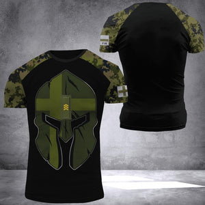 Personalized Finnish Army Camo Tshirt or Hoodie 3D Printed QTDT0606