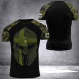 Personalized Finnish Army Camo Tshirt or Hoodie 3D Printed QTDT0606