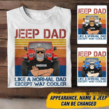 Personalized Jeep Dad Tshirt Printed NQDT0622