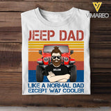 Personalized Jeep Dad Tshirt Printed NQDT0622