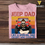 Personalized Jeep Dad Tshirt Printed NQDT0622