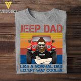 Personalized Jeep Dad Tshirt Printed NQDT0622
