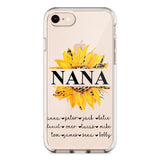 Personalized Auntie Transparent Silicone Phonecase Printed 22JUL-DT07