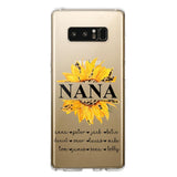 Personalized Auntie Transparent Silicone Phonecase Printed 22JUL-DT07