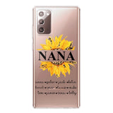 Personalized Auntie Transparent Silicone Phonecase Printed 22JUL-DT07