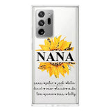 Personalized Auntie Transparent Silicone Phonecase Printed 22JUL-DT07
