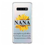 Personalized Auntie Transparent Silicone Phonecase Printed 22JUL-DT07