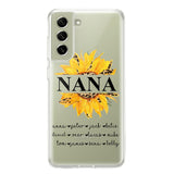 Personalized Auntie Transparent Silicone Phonecase Printed 22JUL-DT07
