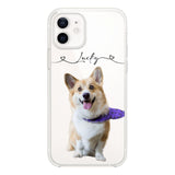 Personalized Dog Lover Transparent Silicone Phonecase Printed 22JUL-HC07