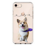Personalized Dog Lover Transparent Silicone Phonecase Printed 22JUL-HC07