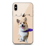 Personalized Dog Lover Transparent Silicone Phonecase Printed 22JUL-HC07