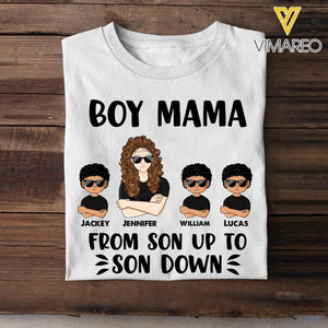 DH Personalized Boy Mom Tshirt Printed HC0706