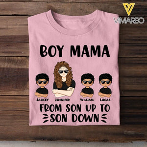 DH Personalized Boy Mom Tshirt Printed HC0706