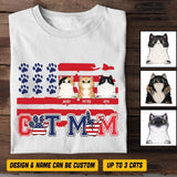 Personalized Cat Mom Tshirt Printed QTVQ0806