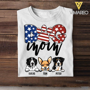 Personalized Dog Mom Tshirt Printed 22JUL-DT08