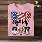 Personalized Dog Mom Tshirt Printed 22JUL-DT08