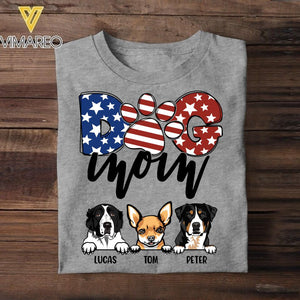 Personalized Dog Mom Tshirt Printed 22JUL-DT08