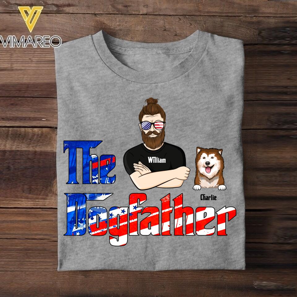 Personalized The Dog Father Tshirt Printed QTDT0806