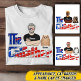 Personalized The Cat Father Tshirt Printed QTDT0806