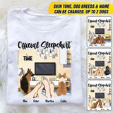 Personalized Official Sleepshirt And Dogs Tshirt Printed QTDT0906