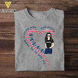 Personalized The Road To My Heart Is Pawed With Pawprints Dog Breed Tshirt Printed NQHC0905