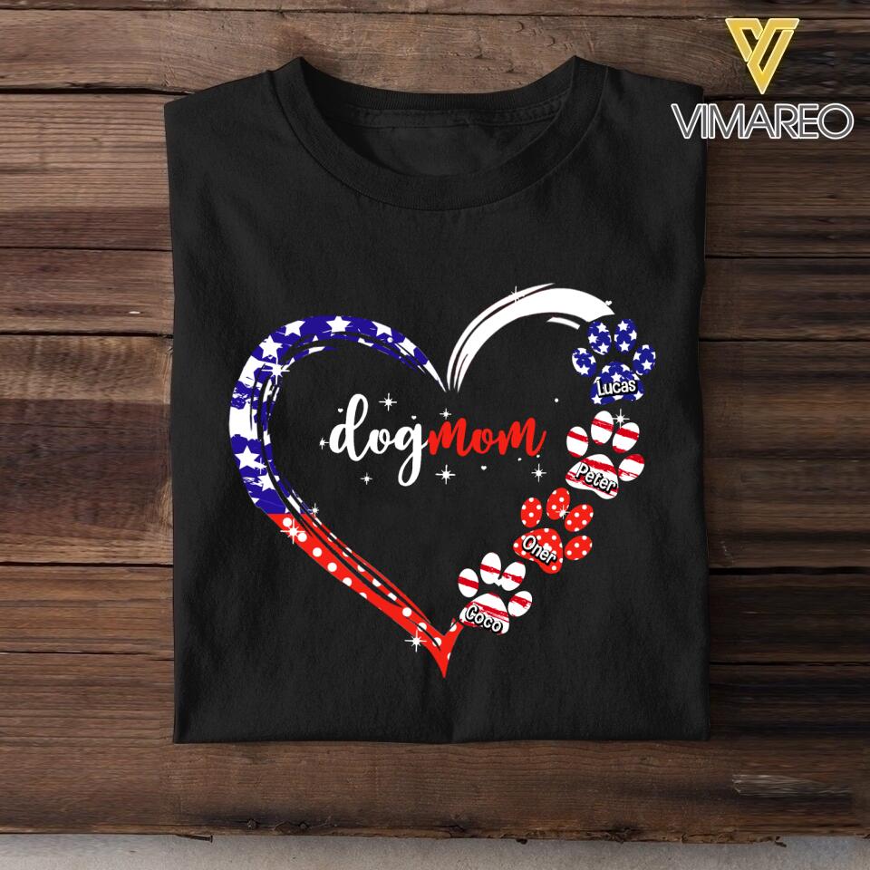 Personalized Dog Mom Tshirt Printed NQVQ0906