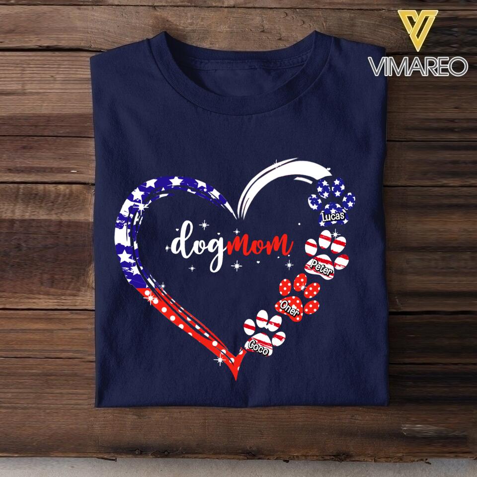 Personalized Dog Mom Tshirt Printed NQVQ0906