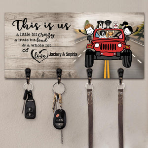 Personalized Dog Lover Key Holder Printed 22JUL-HQ10